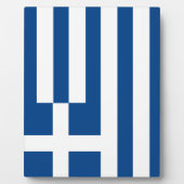 Griekse vlag fotoplaat (Voorkant)