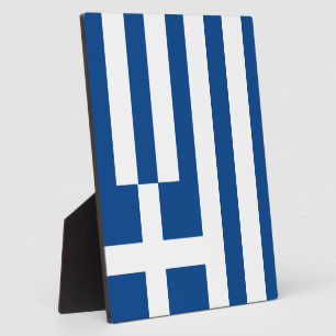 Griekse vlag fotoplaat