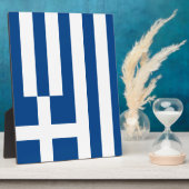 Griekse vlag fotoplaat (Zijkant)