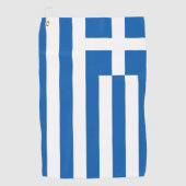 Griekse vlag golfhanddoek (Voorkant)