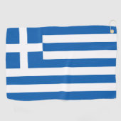 Griekse vlag golfhanddoek (Horizontaal)