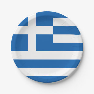 Griekse vlag Grieks patriottisch Papieren Bordje