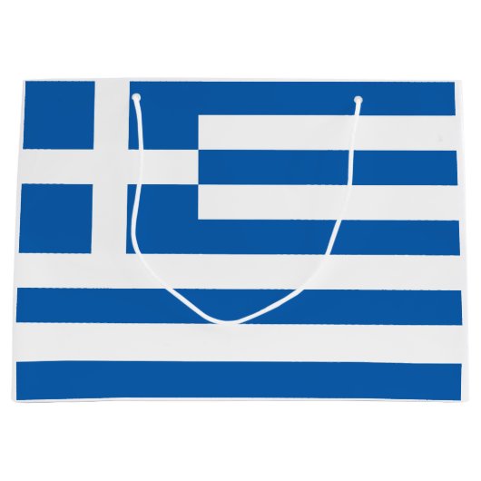 Griekse vlag groot cadeauzakje (Voorkant)