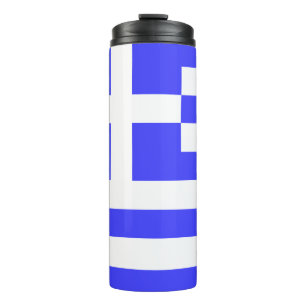 Griekse Vlag Helemaal Thermosbeker