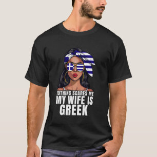 Griekse Vlag Huwelijksjubileum Verloving Griekse T-shirt