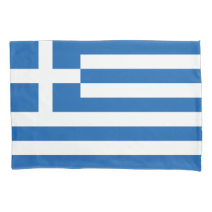 Griekse vlag kussensloop