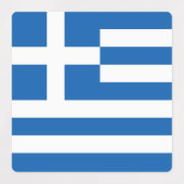 Griekse vlag labels (Design 1)