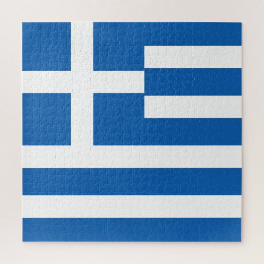Griekse vlag legpuzzel (Verticaal)