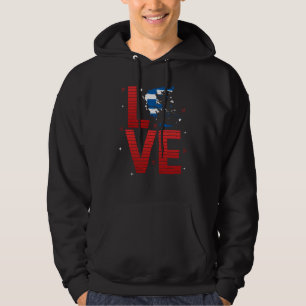 Griekse Vlag Liefde Patriottische Griekse Trots Re Hoodie