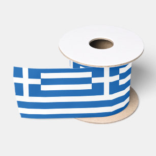 Griekse vlag lint, patriottisch Griekenland /sport Lint