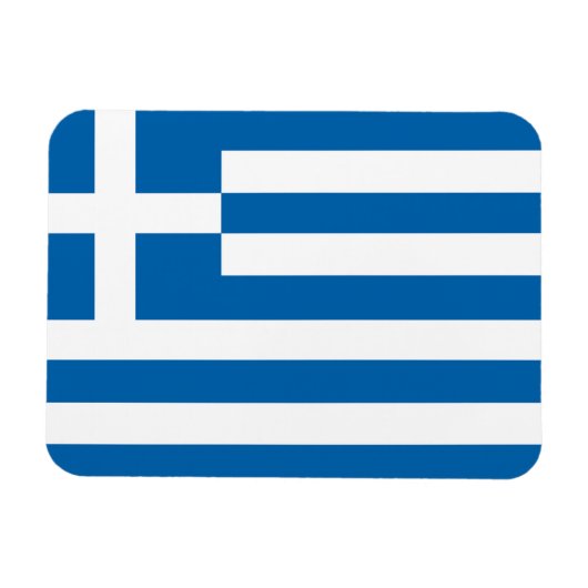 Griekse vlag magneet (Horizontaal)
