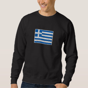 Griekse vlag met Griekse kleuren Trui