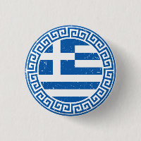 griekse vlag met griekse sleutel patroon ontwerp B