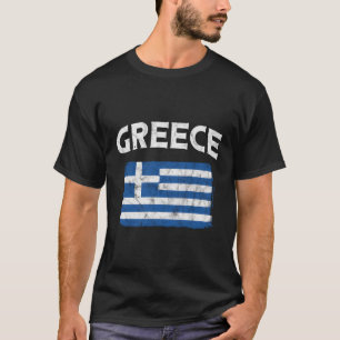 Griekse vlag noodlijdende Griekse vlag T-shirt
