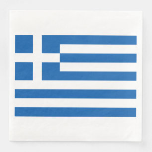Griekse vlag papier servet