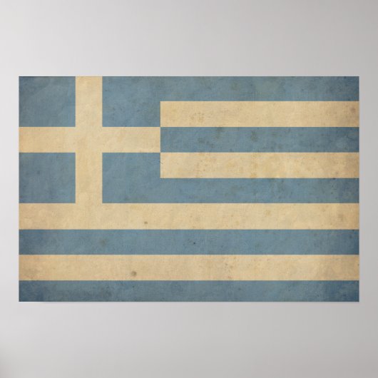  Griekse vlag Poster (Voorkant)