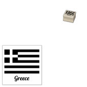 Griekse vlag Rubberstempel (Gestempeld)