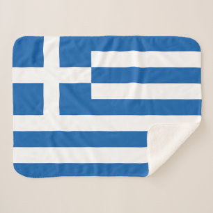 Griekse vlag sherpa deken