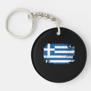 Griekse vlag sleutelhanger