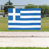 Griekse vlag spandoek (Insitu)