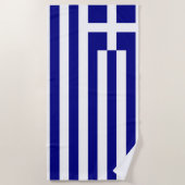 Griekse vlag strandlaken (Voorkant)