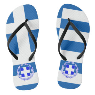 Griekse vlag teenslippers
