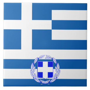 Griekse vlag tegeltje