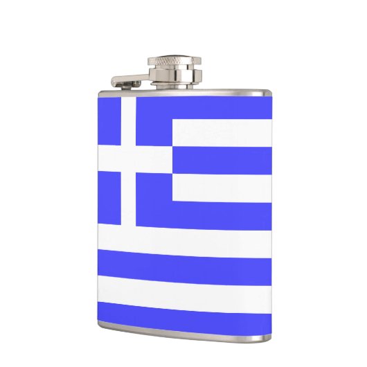 Griekse vlag Totaal Heupfles (Links)