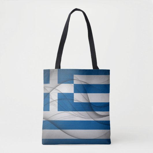 Griekse vlag tote bag (Voorkant)