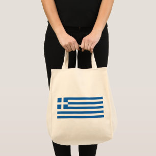 Griekse vlag tote bag
