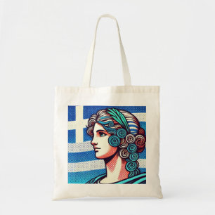 Griekse vlag tote bag