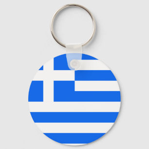 Griekse vlag van hoge kwaliteit sleutelhanger