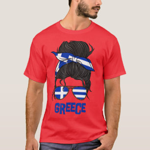Griekse vlag voor meisjes Griekenland Griekenland T-shirt
