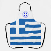 Griekse vlaggen schort (Voorkant)