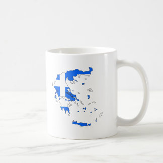 Griekse vlaggenkaart koffiemok