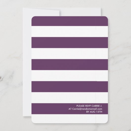 Griekse voedseltestpartij Sangria Invite Kaart (Achterkant)