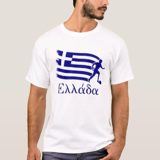 Griekse voetbalvlag t-shirt