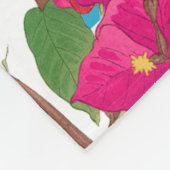 Griekse windmolens op het Griekse eiland Bougainvi Fleece Deken (Hoek)