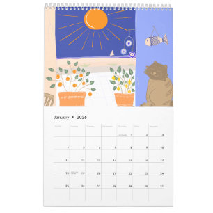 Griekse Zomer Scènes & Patronen Kalender