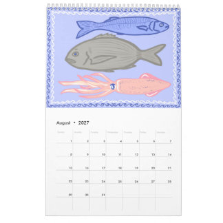 Griekse zomertaferelen & patronen keukenkalender kalender
