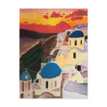 Griekse zonsondergang