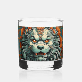 Griep Leeuw van Wijsheid Whiskey Glas