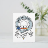 Grierson Clan Badge Briefkaart (Staand voorkant)