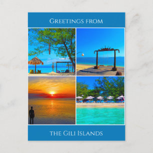 grietjes op het eiland gili briefkaart