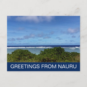 grietjes op het eiland nauru briefkaart