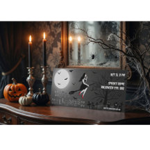 Griezeldossier Heksen Halloween-feest Uitnodiging