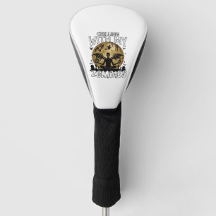 Griezelende zombies Halloween gevleugelde demon ma Golfheadcover