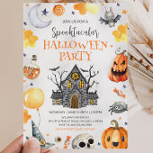 Griezelhuis Halloween-feest Kaart
