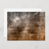 Griezelig Antiek kijken vogels en schrijven Hallow Feestdagenkaart (Voorkant / Achterkant)