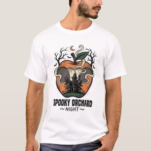 Griezelig Apple-shirt Vintage Verschrikkelijke Boo T-shirt